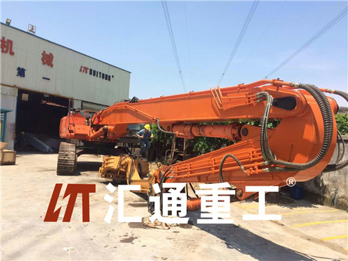 挖掘機(jī)打樁臂、打樁臂、打樁錘、挖掘機(jī)打樁臂廠家