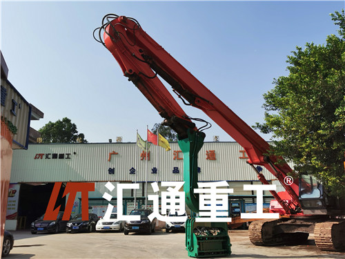 挖掘機(jī)打樁臂、打樁臂、打樁錘、挖掘機(jī)打樁臂廠家